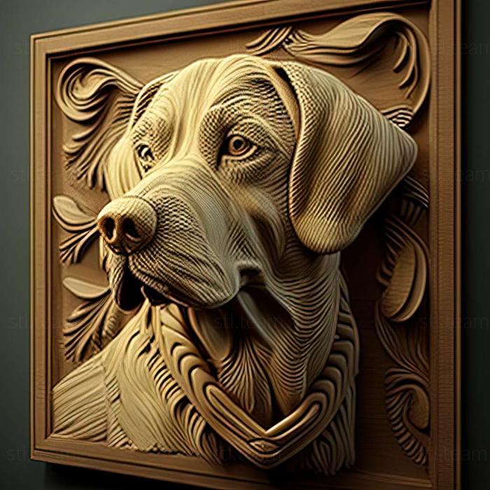 3D model dog (STL)